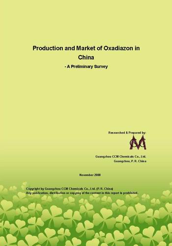 Production and Market of Oxadiazon in China