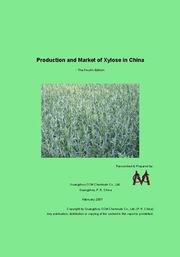 Production and Market of Xylose Industry in China