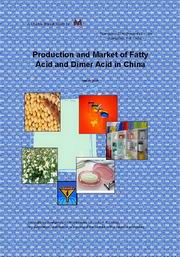 Production & Market of Fatty Acid and Dimer Acid in China