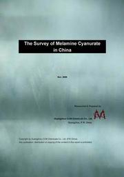 The Survey of Melamine Cyanurate in China