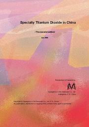 Specialty Titanium Dioxide in China