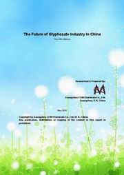 The Future of Glyphosate Industry in China