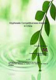 Glyphosate Competitiveness Analysis in China