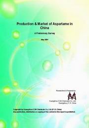 Aspartame Production & Market in China