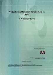 Production & Market of Tartaric Acid in China